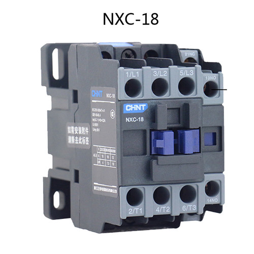 正泰昆仑交流接触器NXC-18 代替CJX2-1810 220V380V24V1开1闭18A