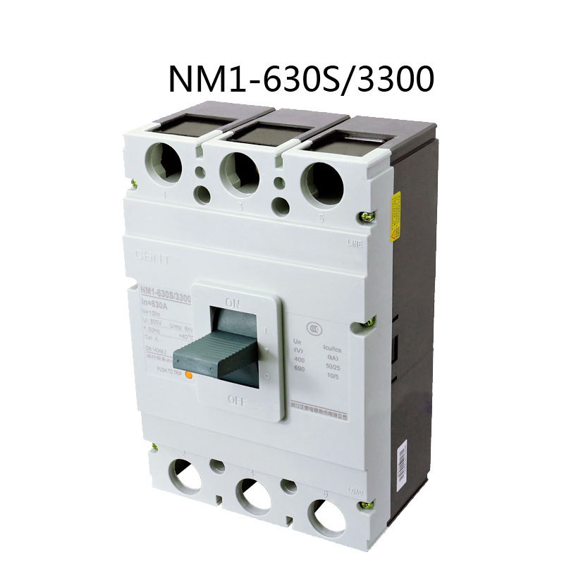 正泰 塑壳断路器 空气开关空开NM1-630S/3300 400a-630A 3P断路器