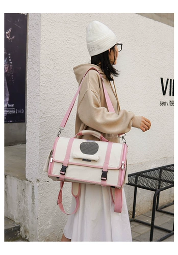 Портативная сумка через плечо для выхода на улицу на ремне, дышащий шоппер, надевается на плечо