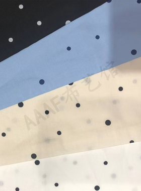 棉布印花圆点布料连衣裙衬衫cos饰品Lolita裙面料头饰手工DIY摄影