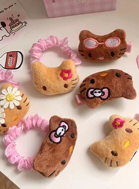 发夹发圈发绳手工kt猫可爱发卡
