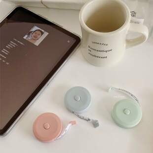 马卡龙多色卷尺软尺随身量三围迷你皮测量腰围简约长度测量皮尺