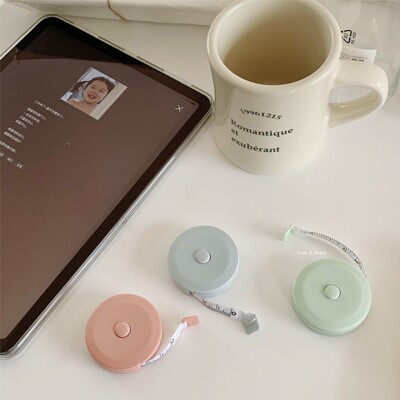 马卡龙多色卷尺软尺随身量三围迷你皮测量腰围简约长度测量皮尺