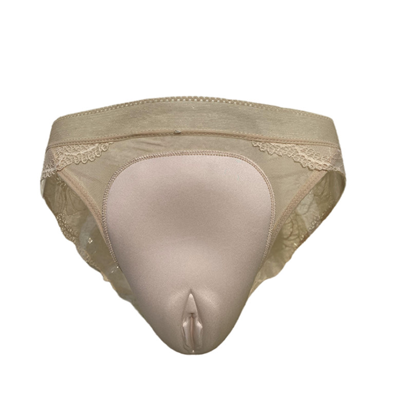 苾美深沟太阳花款 性感内裤 cd变装jj裤 定形护裆底裤 隐藏jj