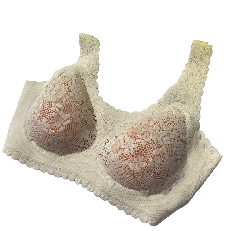 苾美CD蕾丝T透视乳舒适文胸