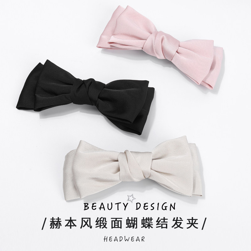 mona同款大蝴蝶结发夹高级感发饰