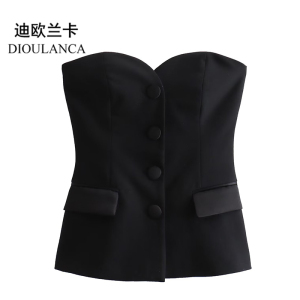 DIOULANCA 欧美风外贸女装紧身胸衣式上衣裙裤女 8881593 8880593