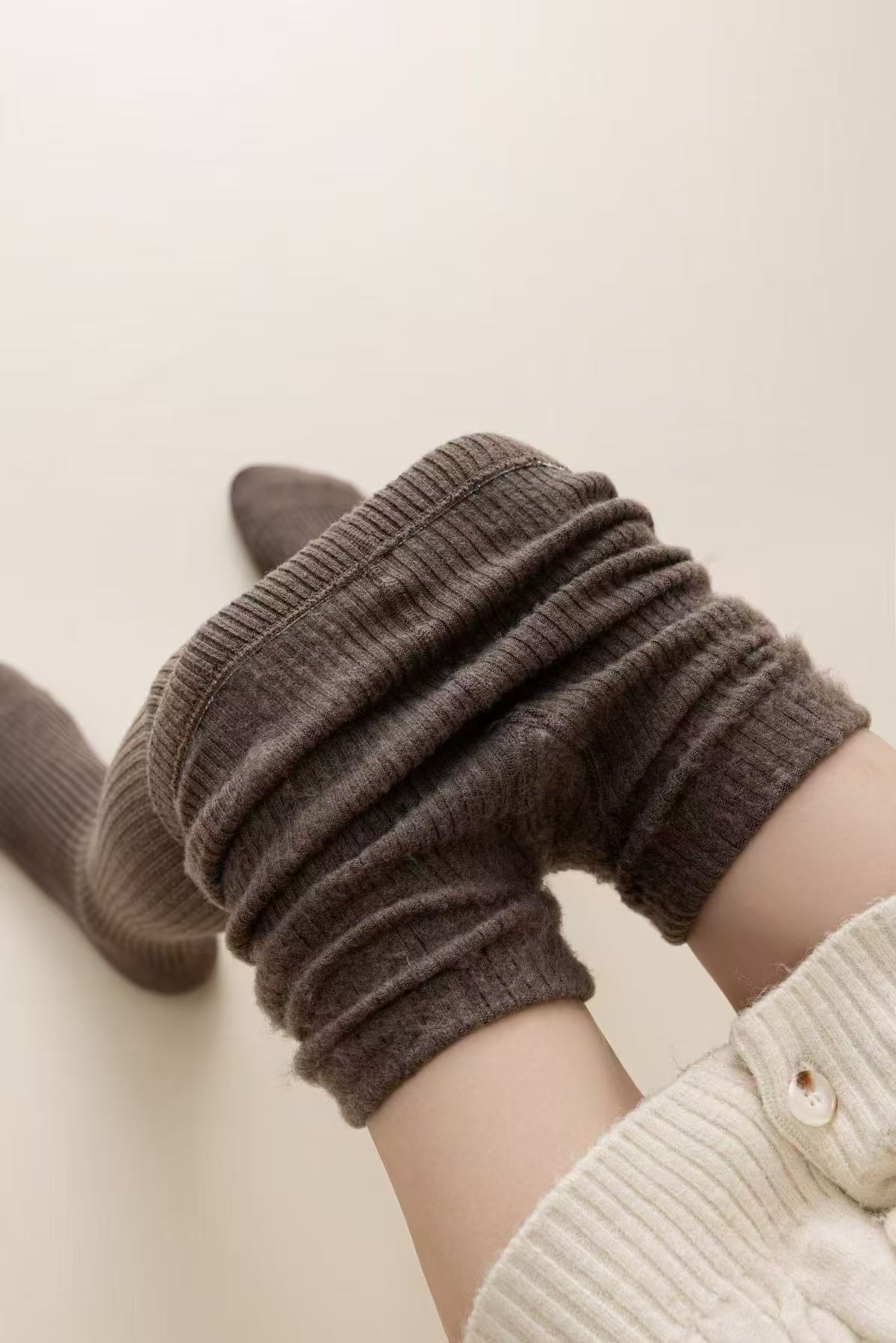 羊毛连裤袜女士显瘦收腹提臀打底裤长款裤袜超保暖一条可过冬，