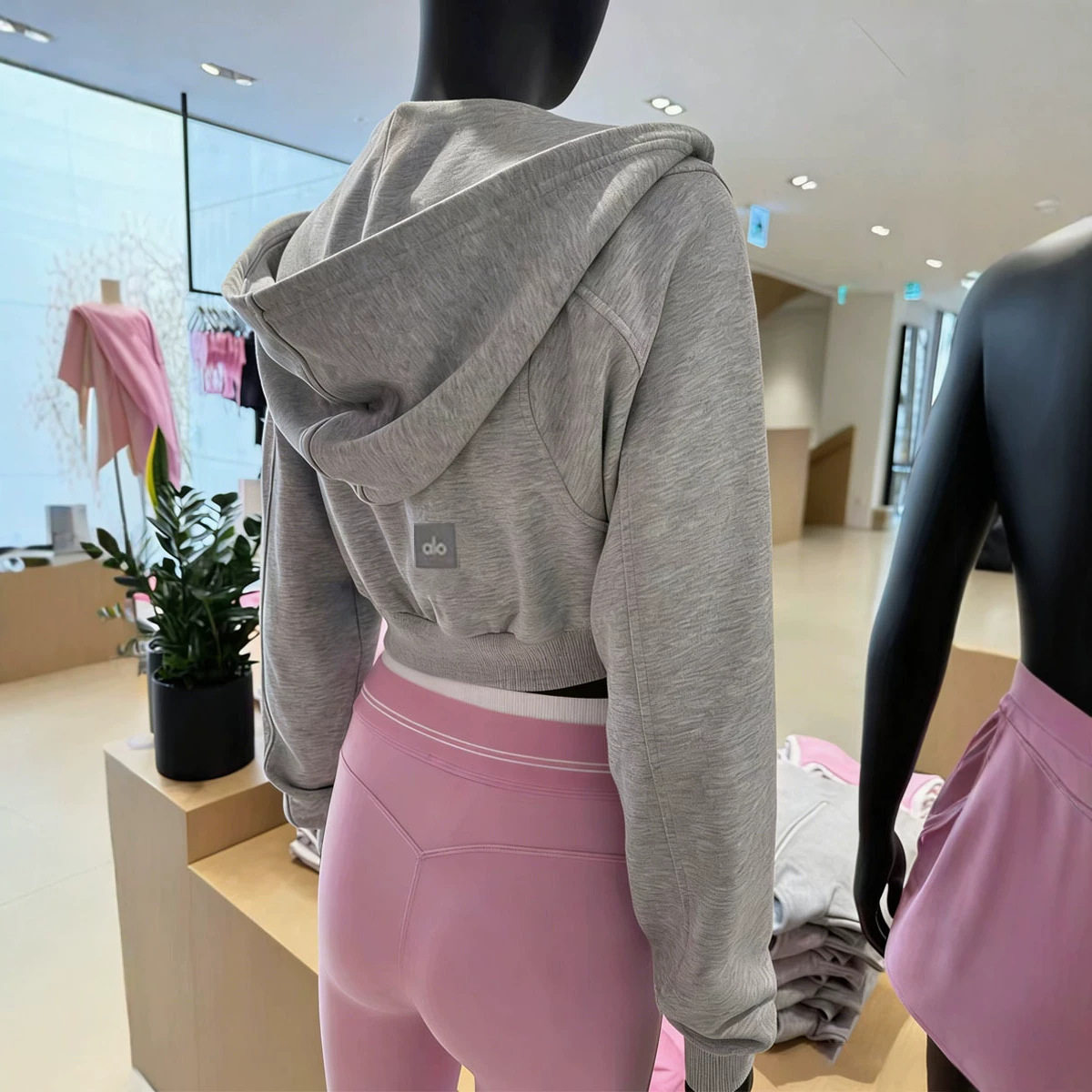 ALO外套肯豆同款卫衣连帽开衫