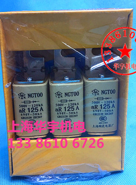 上海陶瓷电器厂(飞凰牌)熔芯NGT00-100A125A160A方形熔断器保险丝