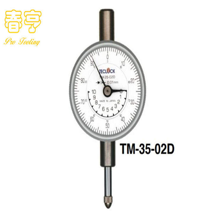 日本得乐TECLOCK小表盘千分表TM-37/指针式千分表/高精度量表