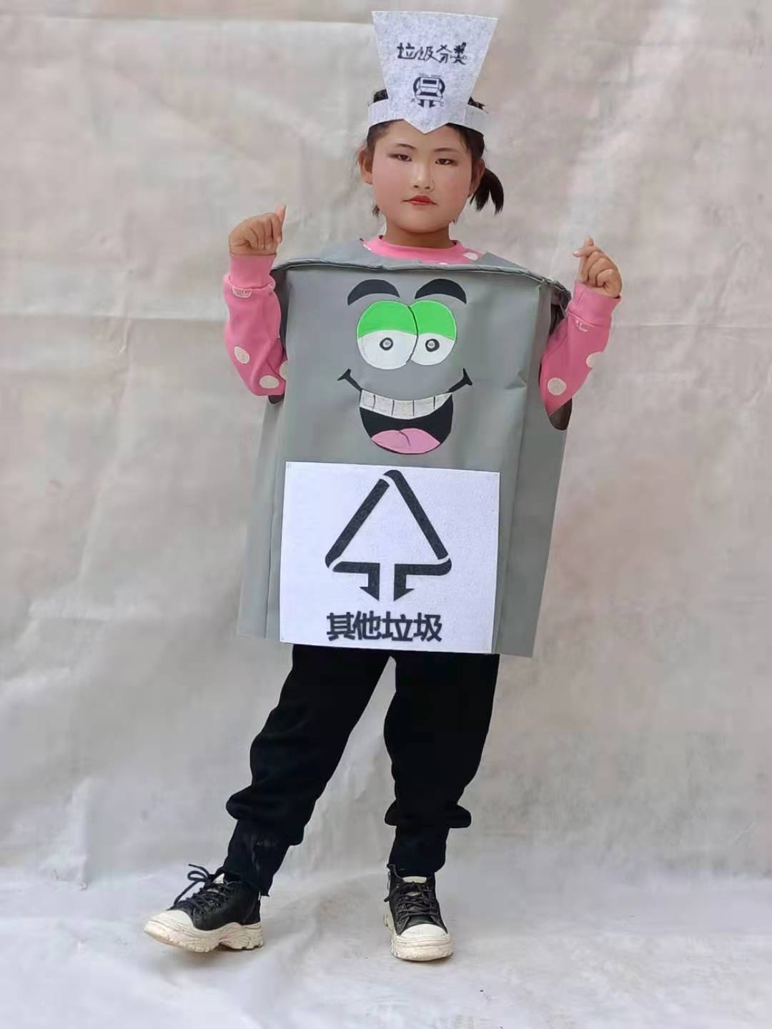 四色分类垃圾桶卡通人偶服装新国标垃圾分类成人儿童环保宣传玩偶