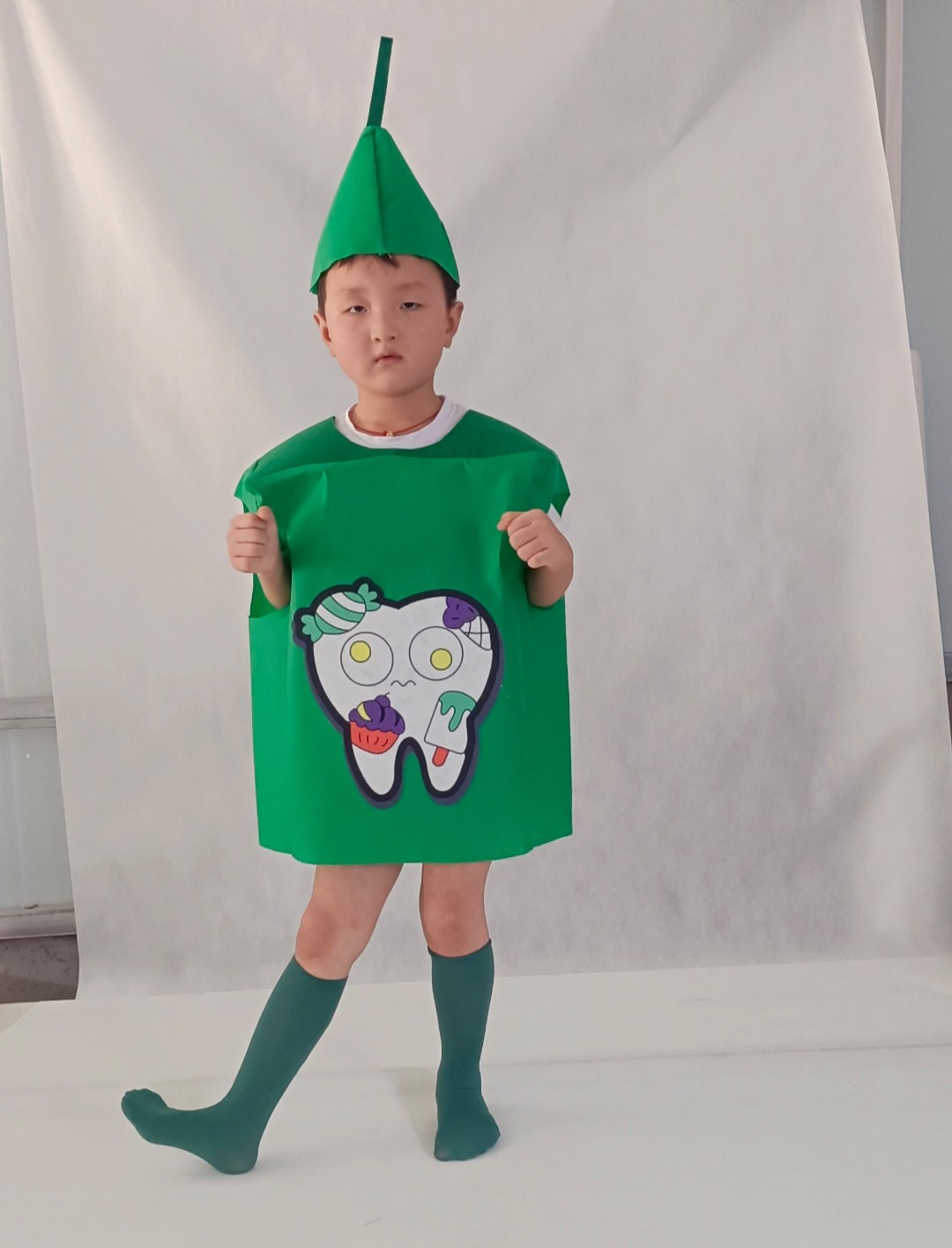 儿童牙细菌大作战演出服装成人亲子牙齿蛀牙病毒病菌牙刷表演衣服