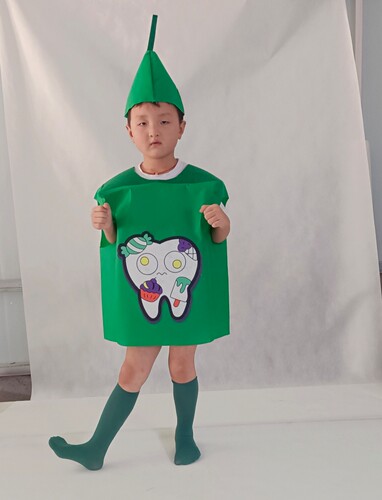 儿童牙细菌大作战演出服装成人亲子牙齿蛀牙病毒病菌牙刷表演衣服