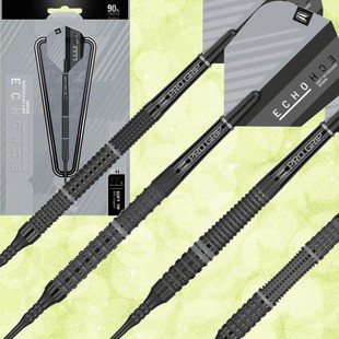 TARGET探极飞镖ECHO90%黑色喷砂PVD90钨钢专业软式18/19/20/21克1