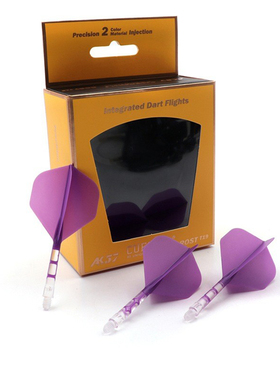 CUESOUL/Q兽ROST T19大标准飞镖尾翼双色镖叶耐用一体尾巴飞标翼2