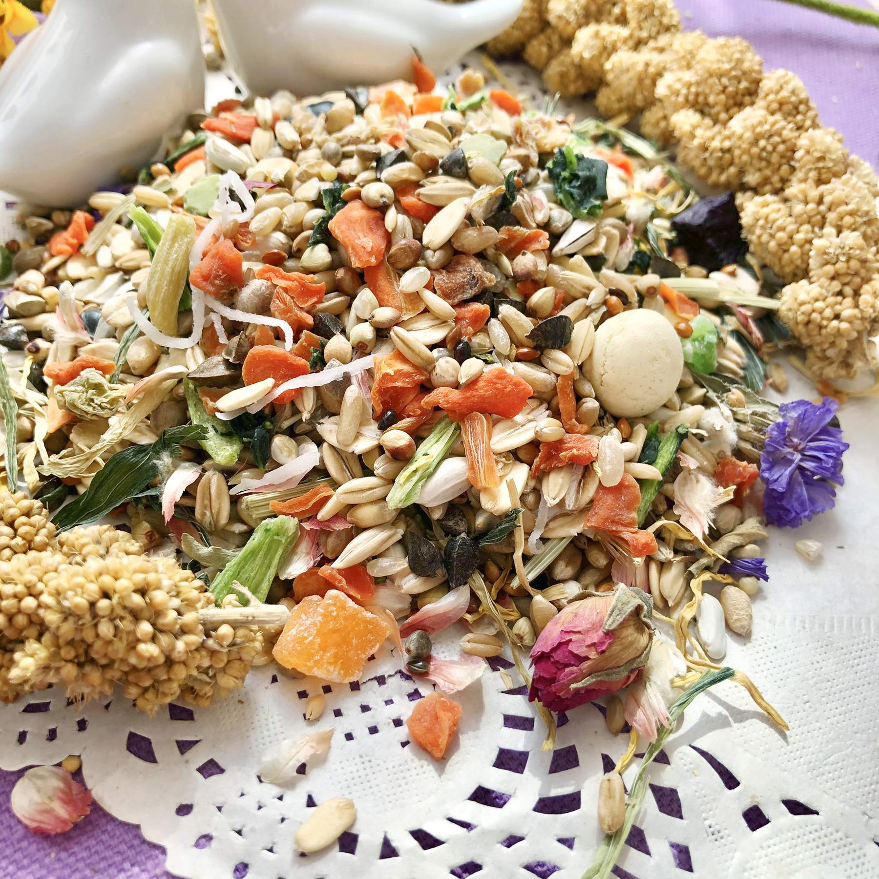 仓鼠粮食营养主粮仓鼠花枝鼠饲料金丝熊食物花草美毛果蔬自配五谷