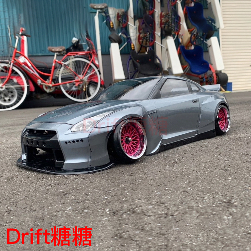 AD-HB3 Addiction NISSAN GT-R35 PANDEM 1/10 RC漂移宽体车壳