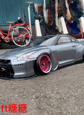 AD-HB3 Addiction NISSAN GT-R35 PANDEM 1/10 RC漂移宽体车壳