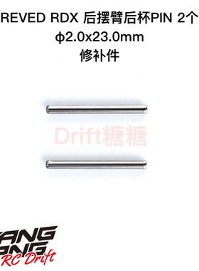 REVED RDX RC漂移车架 φ2.0x23.0mm 后摆臂后杯PIN 2个 SP-20230