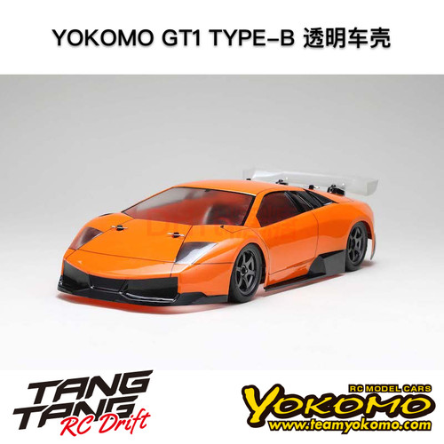 GT1-TYBB YOKOMO GT1车架 12仔 1/12 TYPE-B 透明车壳