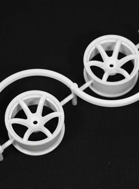 RP-6213W8 YOKOMO 1/10 RC漂移车架 仿真漂移轮毂 六辐 白色 8mm