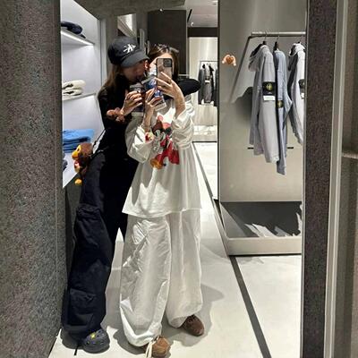 oker 现货特价～韩系2025春复古宽松休闲卡通减龄印花短袖休闲T恤