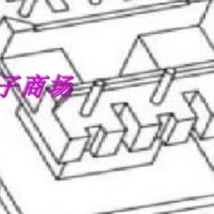 EE25变压器磁芯骨架立式3-3