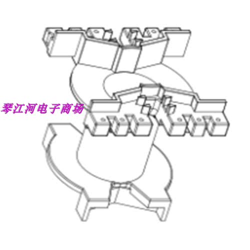 PQ3530骨架立式电源变压器磁芯