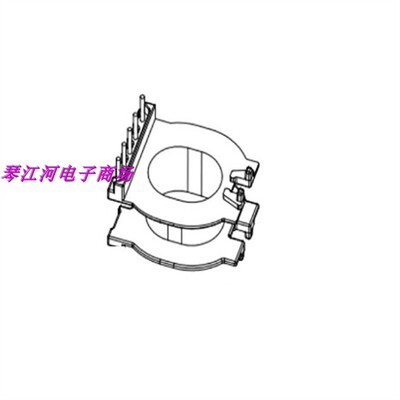 ATQ2718磁芯骨架 变压器磁芯骨架立式5+0针槽宽10 磁芯骨架BOBBIN