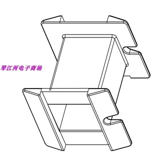 EE65高频变压器骨架磁芯EE65磁芯骨架无针