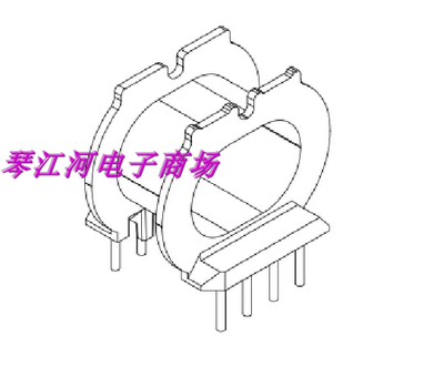 高频电源变压器骨架2516磁芯骨架
