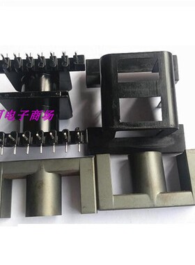 ER44变压器磁芯骨架外壳 ETD44 双槽磁芯骨架卧式8+8电源磁芯骨架