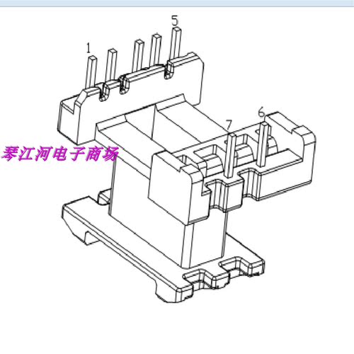高频变压器骨架电源磁芯骨架