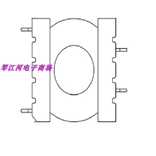ER2510骨架电源变压器磁芯骨架立式5-5 -2511