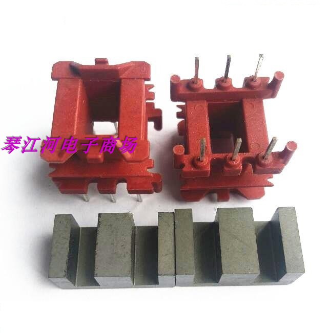 EF20变压器磁芯骨架立式双槽3+3