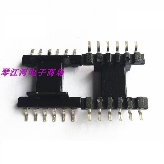 EFD15变压器磁芯骨架电源骨架卧式贴片6+6