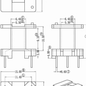 EE19磁芯骨架磁芯可以研磨气隙