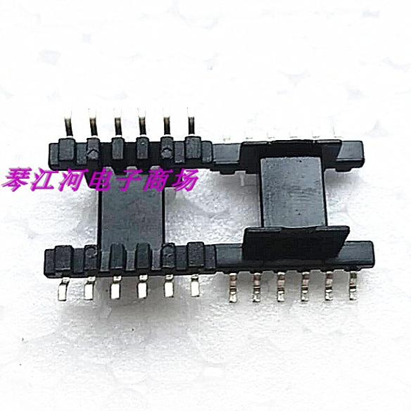 EFD15变压器磁芯骨架电源骨架卧式贴片6+6