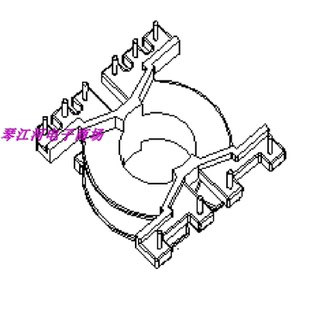 PQ3230立式电源变压器磁芯4-6  磁芯骨架