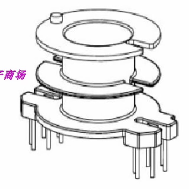 RM10高频变压器磁芯骨架
