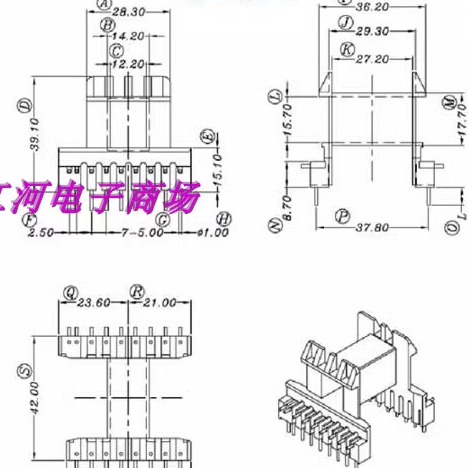 EE42电源变压器磁芯骨架