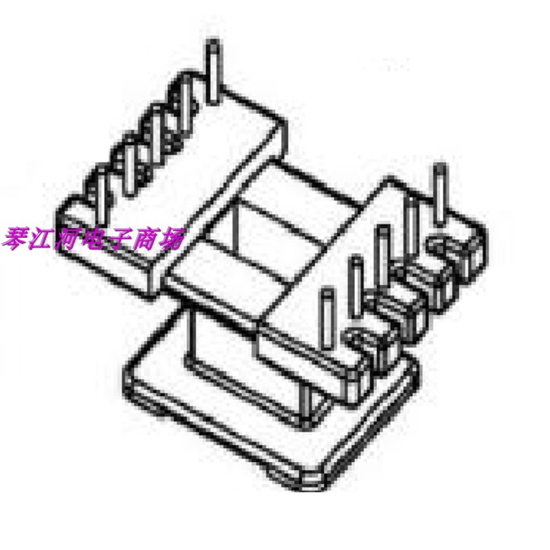 骨架单边立式5+5EE13磁芯骨架