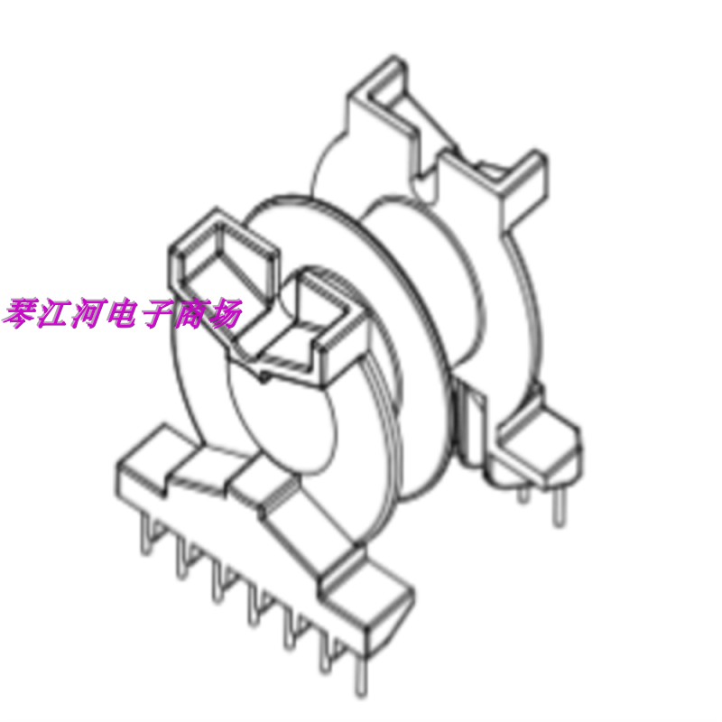 PQ35骨架双槽卧式磁芯7+7脚