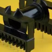 ETD49ER4950高频磁芯骨架卧式10+10加钢夹CLIP不锈钢 带孔钢夹