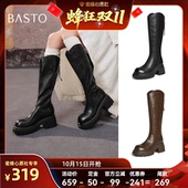 15号晚20点付定金 先加购 百思图高跟靴骑士靴F2181DG5Z