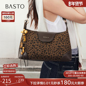 腋下包时尚 百思图2025冬季 新款 复古潮流百搭通勤单肩包女JA205DX5