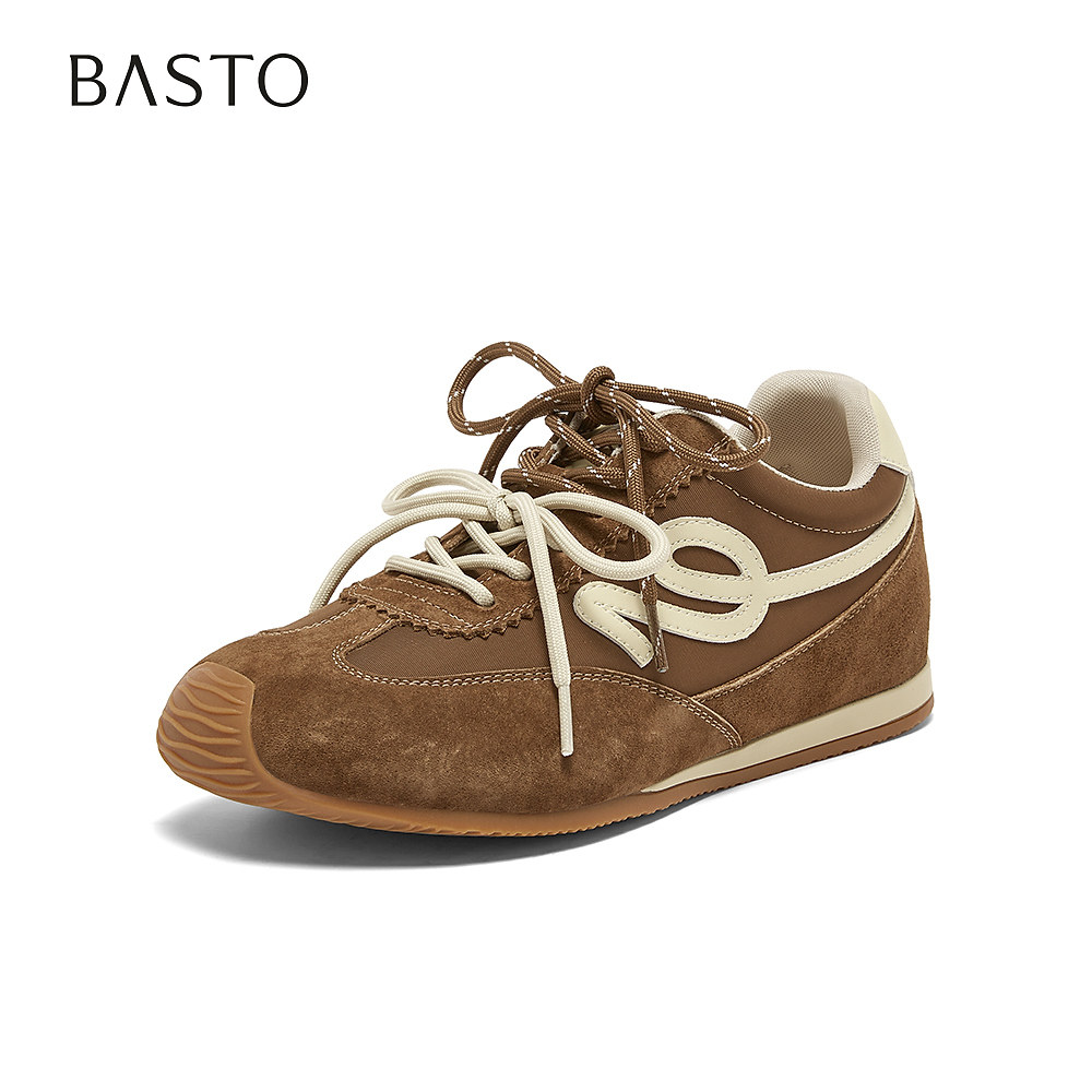 【好物体验专享】百思图2026春商场新款德训鞋复古女鞋D3858AM6,女鞋,德训鞋,淘宝优惠券,粉丝福利购,淘宝优惠卷