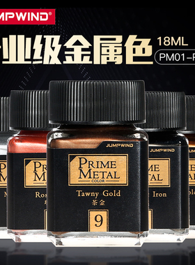 5D模型 匠域油性漆 高达军事手办油漆专业级金属色 PM01-09 18ml