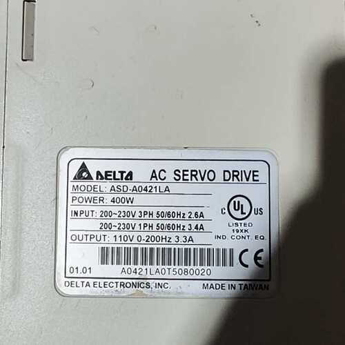 议价ASD-B0421LA伺服驱动器，400W，200-23